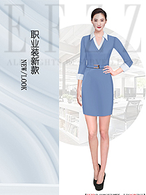 原創設計女夏裝制服設計圖1268