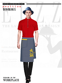 原創(chuàng)制服設(shè)計特色服務(wù)員服裝設(shè)計圖583