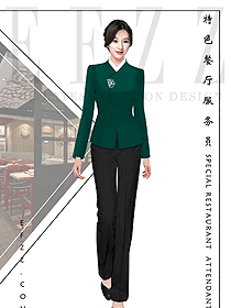 朝鮮族餐廳女服務員制服設計圖531