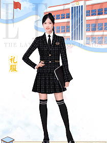 女子高中生學校制服設計原畫403
