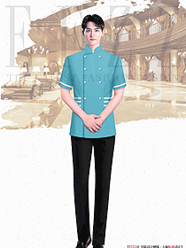 旅游度假區(qū)星級酒店行李生員工制服定制設(shè)計圖