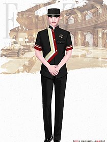 酒店行李生服裝定制設計原創作品