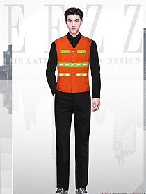 超市紅馬甲工作服定制LOGO臺球室服務員導購廣告員工服裝馬夾