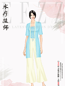 皮膚管理工作服短袖長(zhǎng)袍款女修身美容院技師制服設(shè)計(jì)