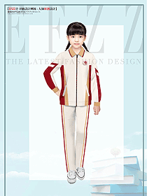 純棉帶扣拉鏈棒球服印Logo學校班服設計圖