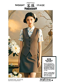 東方雅韻工作制服，以傳統美學賦能場景形象