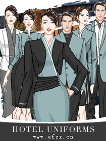 高端簡約四季酒店工作服定制設計系列案例