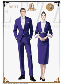 深紫尊貴：度假酒店宴會(huì)統(tǒng)籌經(jīng)理的工裝設(shè)計(jì)圖