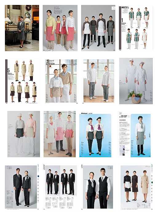日本酒店餐飲制服書籍畫冊內(nèi)頁2