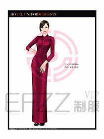 酒店中餐咨客制服設(shè)計圖630