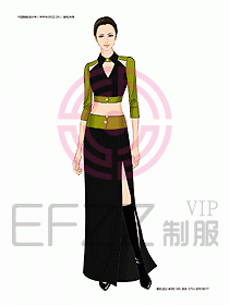 夜總會迎賓咨客制服設計圖227