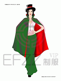 夜總會迎賓咨客制服設計圖253