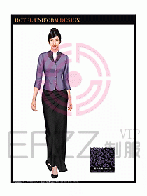 桑拿水療咨客迎賓制服設(shè)計290