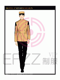 酒店門童保安制服設(shè)計圖811