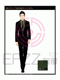 酒店大堂經理服務制服設計632