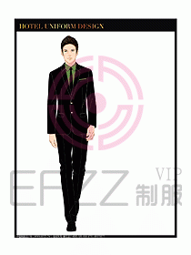 酒店大堂經(jīng)理服務(wù)制服設(shè)計(jì)644