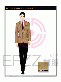 酒店大堂經(jīng)理服務(wù)制服設(shè)計642