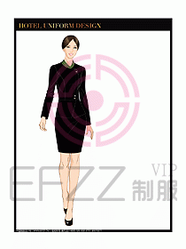 酒店大堂經理服務制服設計650