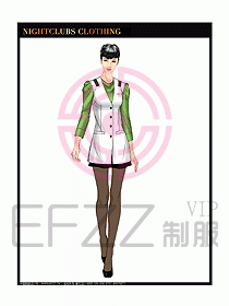 夜總會(huì)KTV服務(wù)員制服設(shè)計(jì)圖498