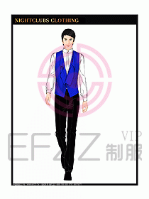 夜總會(huì)KTV服務(wù)員制服設(shè)計(jì)圖505