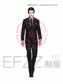 男職業(yè)裝西服設(shè)計圖286