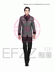 男職業(yè)裝西服設(shè)計(jì)圖306