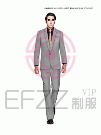 男職業裝西服設計圖336