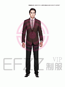 男職業裝西服設計圖352