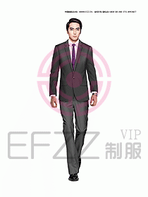男職業(yè)裝西服設計圖362