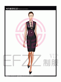 女職業(yè)裝襯衫馬夾設計圖236