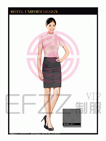 空姐職業(yè)服裝設(shè)計效果圖429