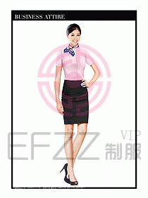 空姐職業服裝設計效果圖443
