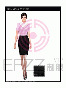 空姐職業服裝設計效果圖472