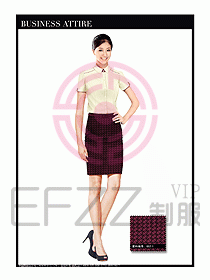 空姐職業服裝設計效果圖485