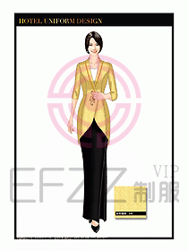 酒店餐廳咨客制服設(shè)計(jì)圖680