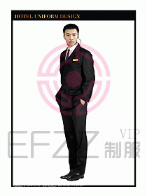 酒店門童行李生制服設計圖840