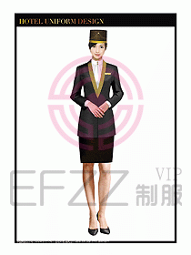 酒店門童行李生制服設計圖843