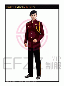 酒店門童行李生制服設(shè)計(jì)圖854