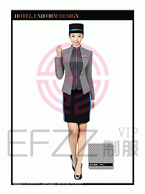 酒店門(mén)童行李生制服設(shè)計(jì)圖865