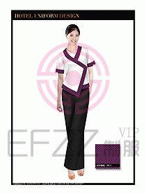 SPA休閑會所服務(wù)員制服設(shè)計(jì)334
