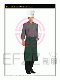 酒店廚師服裝設計圖247