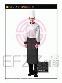酒店廚師服裝設計圖250