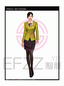 專賣(mài)店?duì)I業(yè)員服裝設(shè)計(jì)圖1004