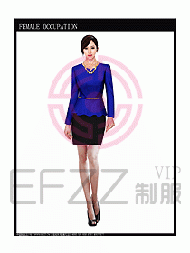 專(zhuān)賣(mài)店?duì)I業(yè)員服裝設(shè)計(jì)圖1018