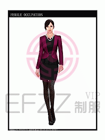專賣店?duì)I業(yè)員服裝設(shè)計(jì)圖1019