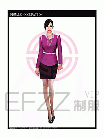專(zhuān)賣(mài)店?duì)I業(yè)員服裝設(shè)計(jì)圖1022