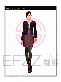 專賣店營業(yè)員服裝設(shè)計圖1038