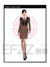 專賣店營業(yè)員服裝設計圖1051