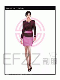 專(zhuān)賣(mài)店?duì)I業(yè)員服裝設(shè)計(jì)圖1054
