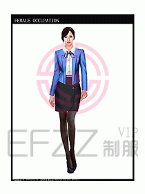 專賣店營業員服裝設計圖1067